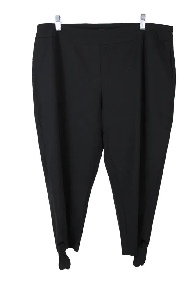 Zac Rachel Rings Zac Rachel Black Stretch Capri Pant 18