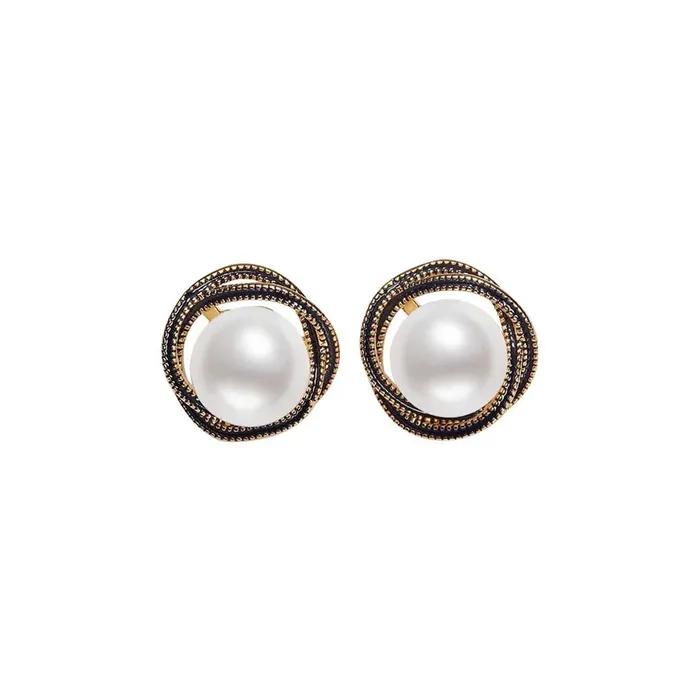 New Yorker Freshwater Pearl Earrings WE00236 Pearly Lustre Earrings