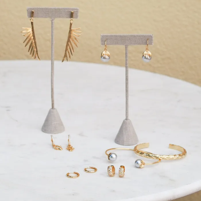 Goldbug Collection Goldbug Palm Huggie Earrings Earrings
