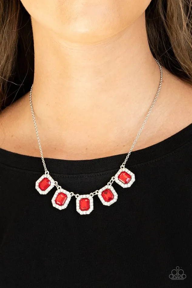 Necklaces Paparazzi Jewelry Paparazzi Necklace Next Level Luster Red