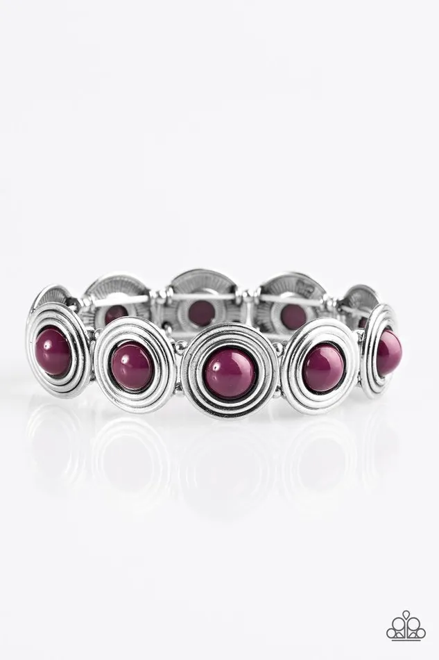 Paparazzi Jewelry Bracelets Paparazzi Bracelet Adventurously Amazon Purple