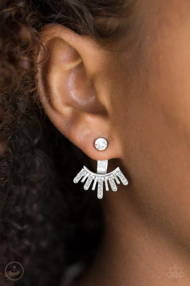 Paparazzi Jewelry Earrings Paparazzi Earrings Diva Dynamite White