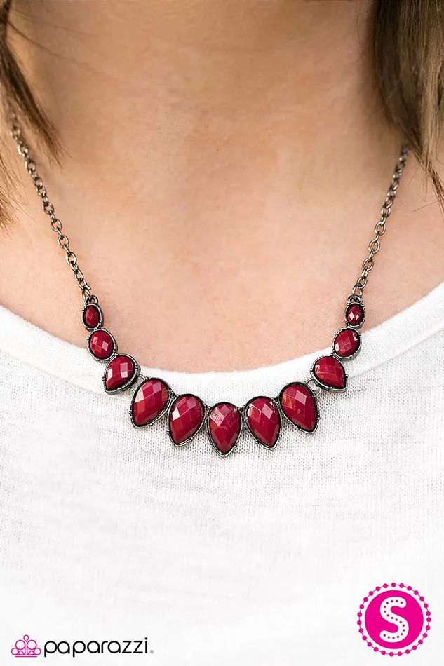 Paparazzi Jewelry Necklaces Paparazzi Necklace Harlem Heirloom Red