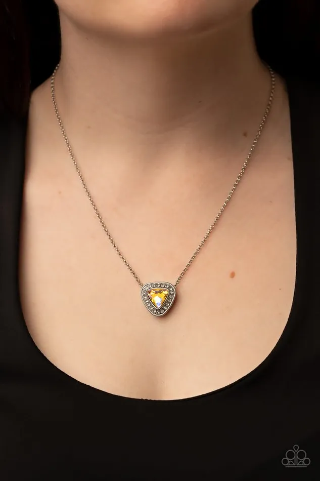 Paparazzi Jewelry Necklaces Paparazzi Necklace The Whole Package Yellow