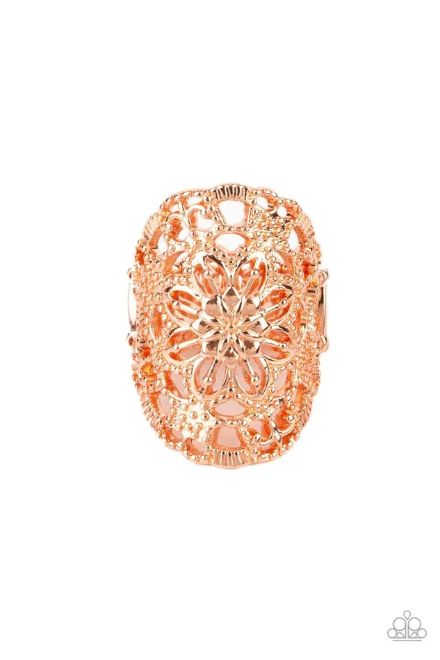 Paparazzi Jewelry Paparazzi Ring Mandala Grove Copper Rings Paparazzi Jewelry Paparazzi Ring Mandala Grove Copper Rings