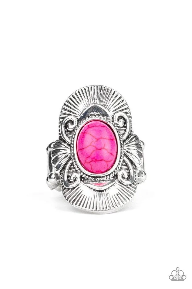 Paparazzi Jewelry Rings Paparazzi Ring Oracle Oasis Pink