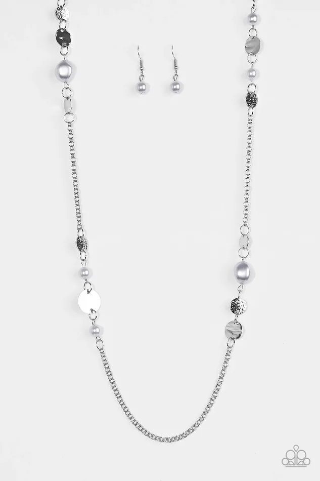 Paparazzi Necklace GLAMtastic Silver Paparazzi Jewelry Necklaces