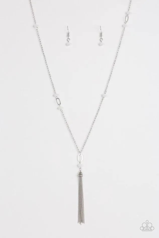 Paparazzi Necklace Vienna Voyage White Paparazzi Jewelry Necklaces
