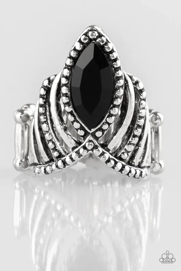 Rings Paparazzi Jewelry Paparazzi Ring Heres Your Crown Black