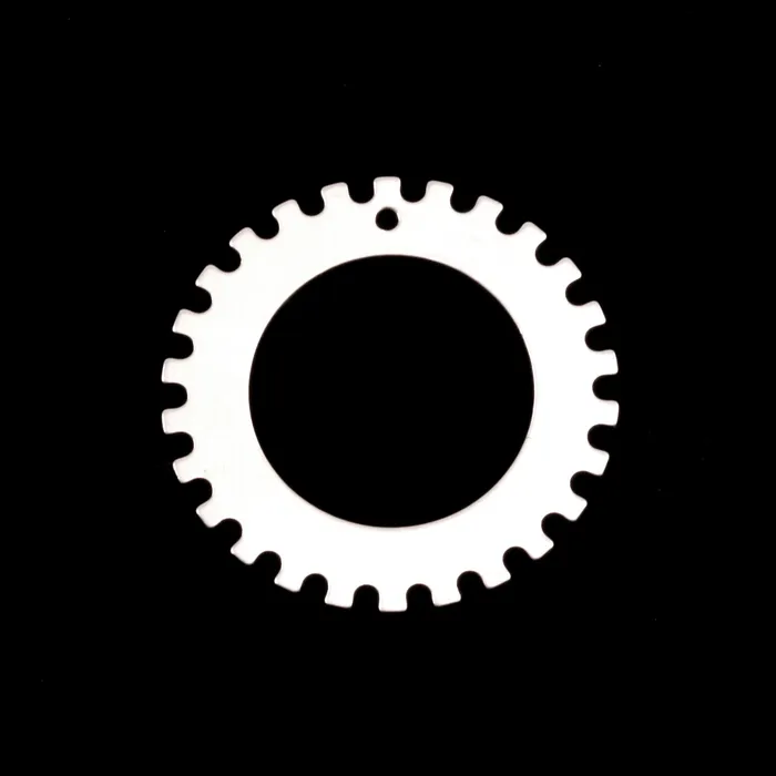 AP Rings Sterling Silver Notched Washer 25mm 1 with 16mm 63 ID 24 Gauge