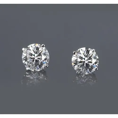 GB Earrings 150 Carats Solitaire Stud Earring Natural Earth Mined Diamond GB Earrings 150 Carats Solitaire Stud Earring Natural Earth Mined Diamond