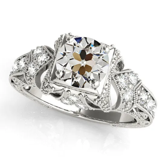 HarryChadEntcom Rings Womens Wedding Ring Old Cut Natural Earth Mined Diamond Antique Style 350 Carats HarryChadEntcom Rings Womens Wedding Ring Old Cut Natural Earth Mined Diamond Antique Style 350 Carats