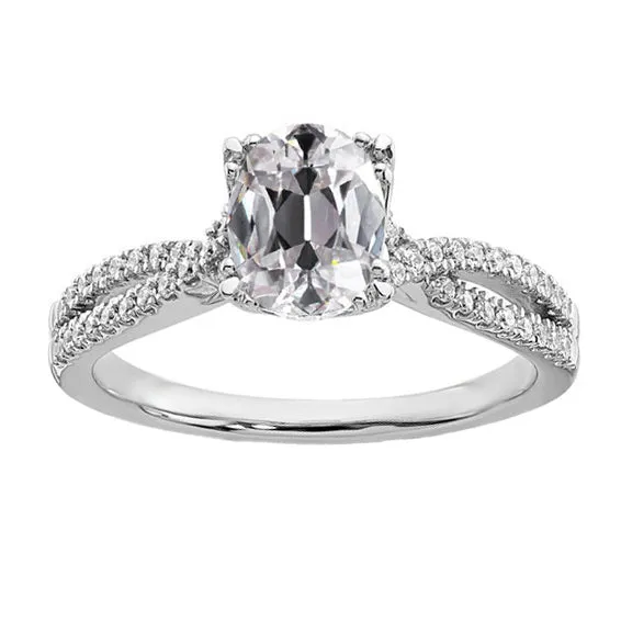 Oval Old Cut Natural Earth Mined Diamond Womens Wedding Ring Split Shank 525 Carats HarryChadEntcom Rings Oval Old Cut Natural Earth Mined Diamond Womens Wedding Ring Split Shank 525 Carats HarryChadEntcom Rings