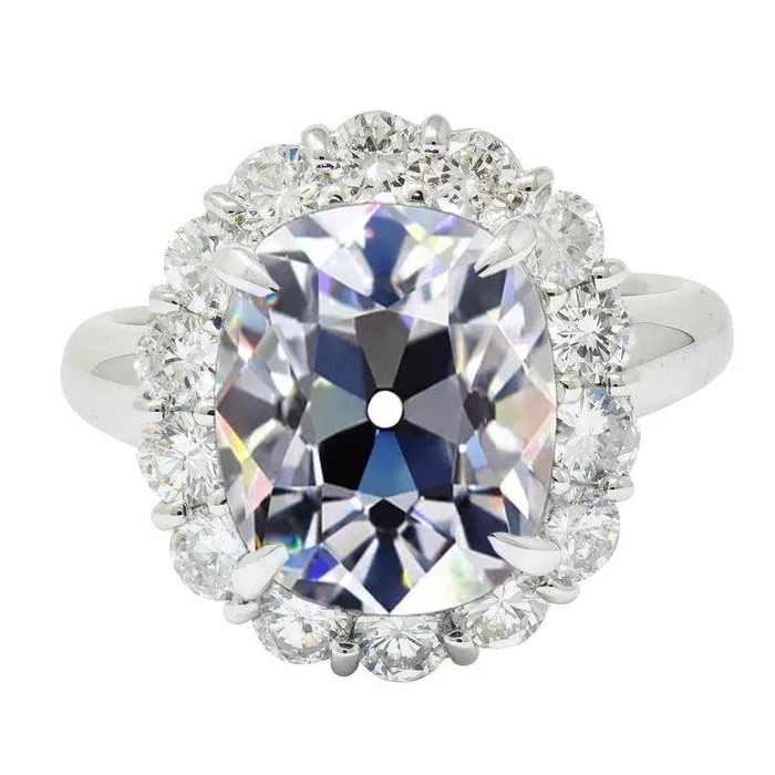 Rings Halo Ring Round Old Mine Cut Huge Lab Grown Diamond Prong Set Gold 1150 Carats HarryChadEntcom Rings Halo Ring Round Old Mine Cut Huge Lab Grown Diamond Prong Set Gold 1150 Carats HarryChadEntcom