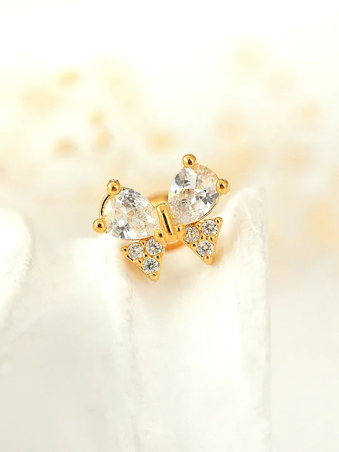 Ribbon cubic Cartilage earring MinimalBijoux Earrings