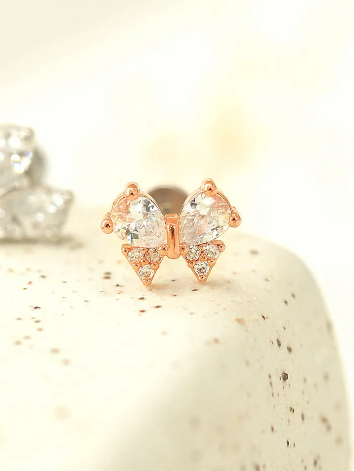 Ribbon cubic Cartilage earring MinimalBijoux Earrings