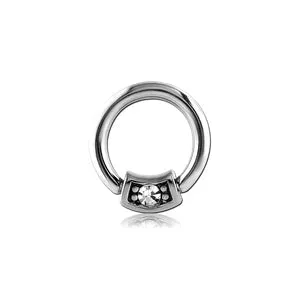 Rings 16g Jeweled Captive Bead Ring Tulsa Body Jewelry