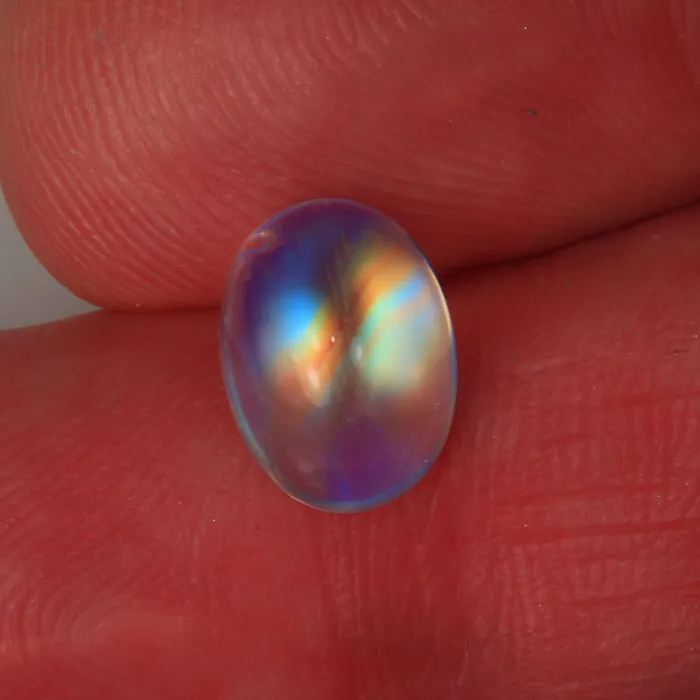 Rings vendorunknown Oval Cabochon Cut Rainbow Moonstone 357 Carats
