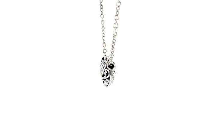 Samuel B Necklaces Balinese Swirl Heart Necklace