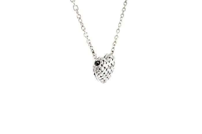 Samuel B Necklaces Balinese Swirl Heart Necklace