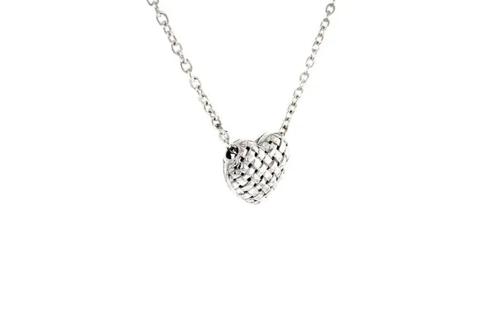 Samuel B Necklaces Balinese Swirl Heart Necklace