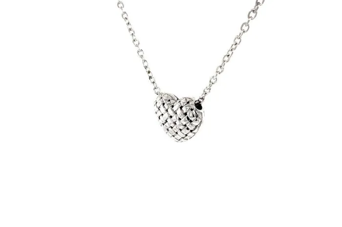 Samuel B Necklaces Balinese Swirl Heart Necklace