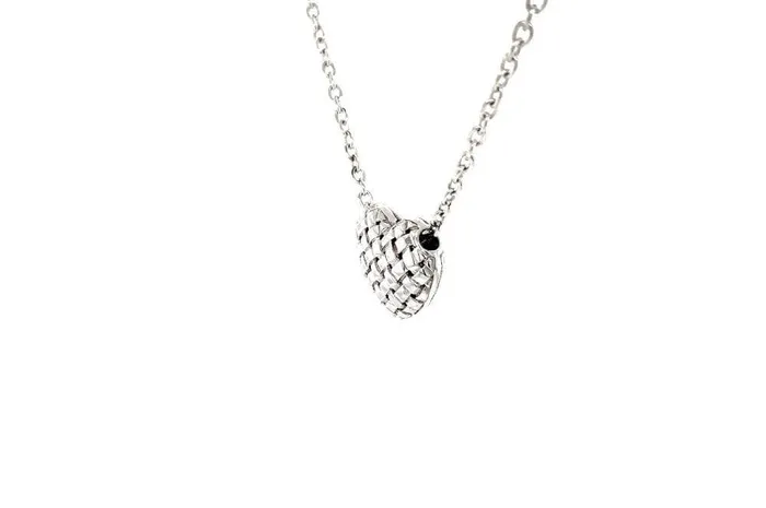 Samuel B Necklaces Balinese Swirl Heart Necklace