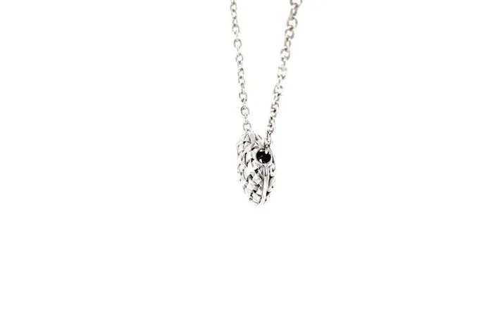 Samuel B Necklaces Balinese Swirl Heart Necklace