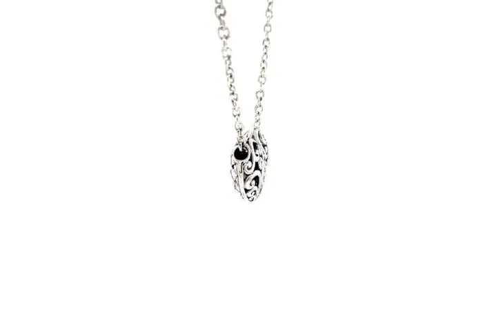 Samuel B Necklaces Balinese Swirl Heart Necklace