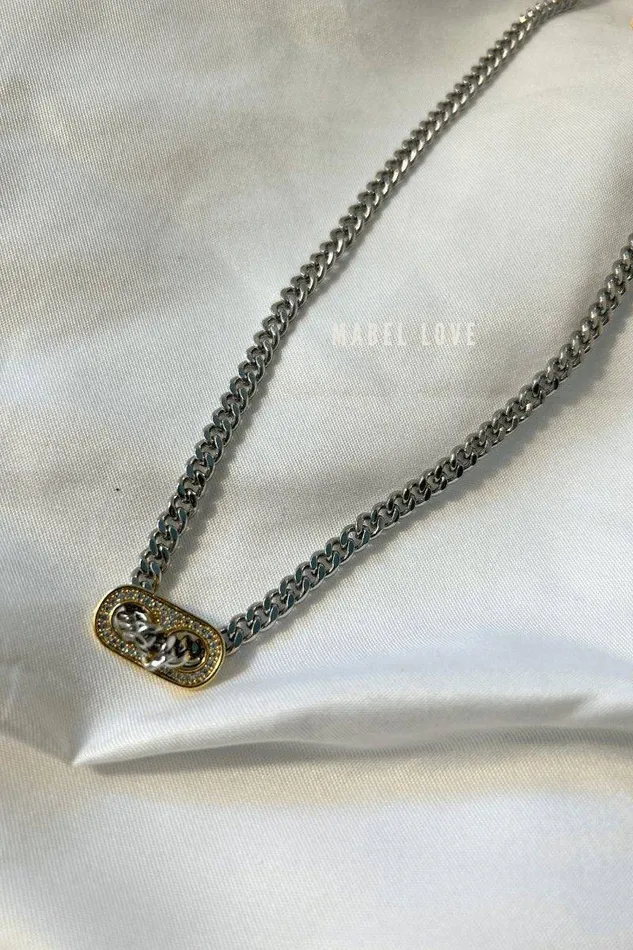 Zirconia Bottle Cap Necklace Mabel Love Boutique Necklaces