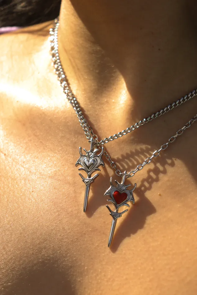 Evil Heartbreak Necklace Fashion Jewelry by Yordy Necklaces