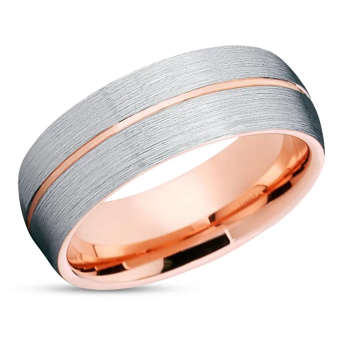 Rings Rose Gold Wedding Ring Tungsten Wedding Band Rose Gold Ring Band Ring Clean Casting Jewelry Rings Rose Gold Wedding Ring Tungsten Wedding Band Rose Gold Ring Band Ring Clean Casting Jewelry