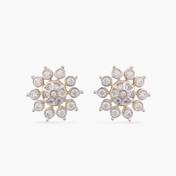 SILVER Rings Aurora CZ Silver Studs