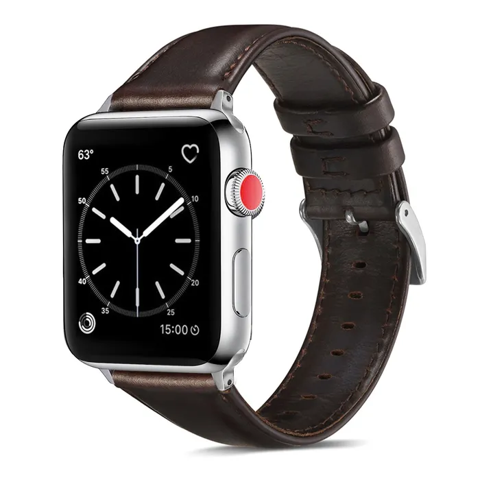 Watches Genuine Luxury Leather Band Compatible For Use With The Apple Watch Speidel Watches Genuine Luxury Leather Band Compatible For Use With The Apple Watch Speidel
