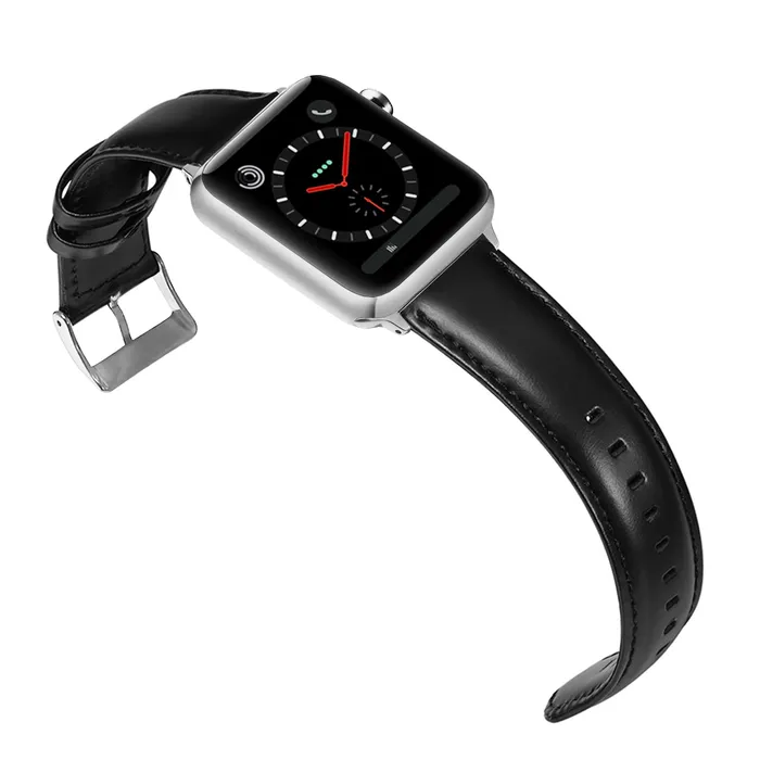 Watches Genuine Luxury Leather Band Compatible For Use With The Apple Watch Speidel