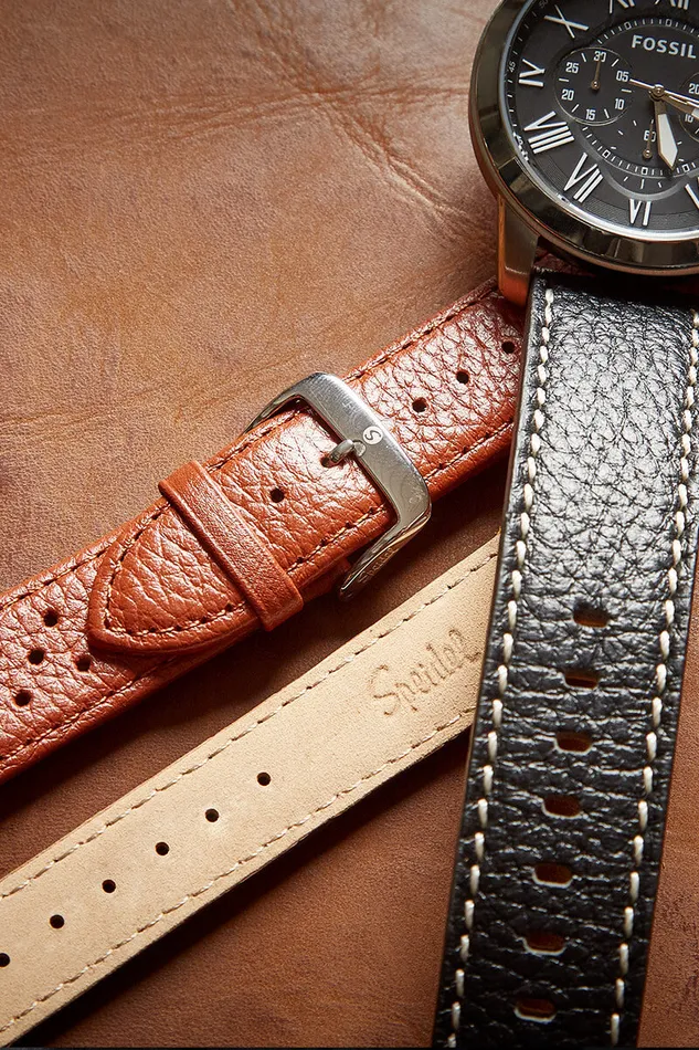 Watches Genuine Luxury Leather Band Compatible For Use With The Apple Watch Speidel