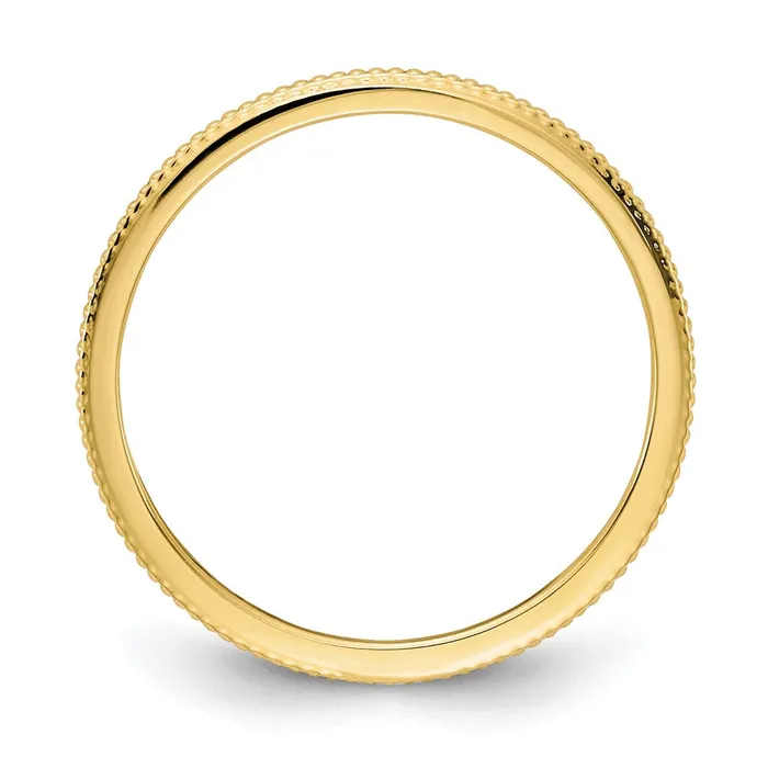 14K Gold 12mm Bead Stackable Band STK18120Y Stackable Expressions Rings 14K Gold 12mm Bead Stackable Band STK18120Y Stackable Expressions Rings