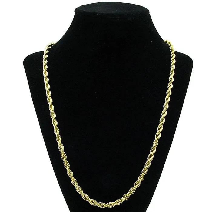 14K Gold Plated Rope Chain Necklace 5mm x 24 Inch Bling Cartel Admin Necklaces 14K Gold Plated Rope Chain Necklace 5mm x 24 Inch Bling Cartel Admin Necklaces