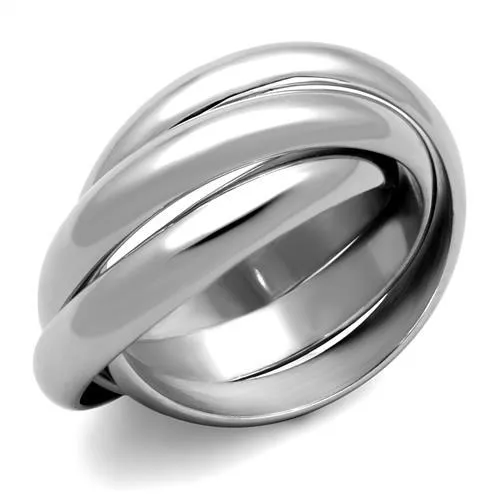 Alamode Rings TK1669 High polished no plating Stainless Steel Ring with No Stone Alamode Rings TK1669 High polished no plating Stainless Steel Ring with No Stone