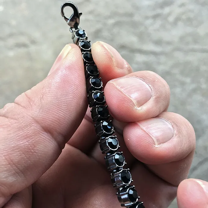 Black One Row Tennis Chain Iced Necklace 32 Inch Bling Cartel Admin Necklaces Black One Row Tennis Chain Iced Necklace 32 Inch Bling Cartel Admin Necklaces