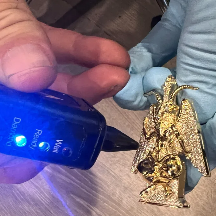 Bling Cartel 14K Gold Plated 925 Sterling Silver Baphomet Moissanite VVS1 Goat Satan Devil Pendant Necklaces Bling Cartel 14K Gold Plated 925 Sterling Silver Baphomet Moissanite VVS1 Goat Satan Devil Pendant Necklaces