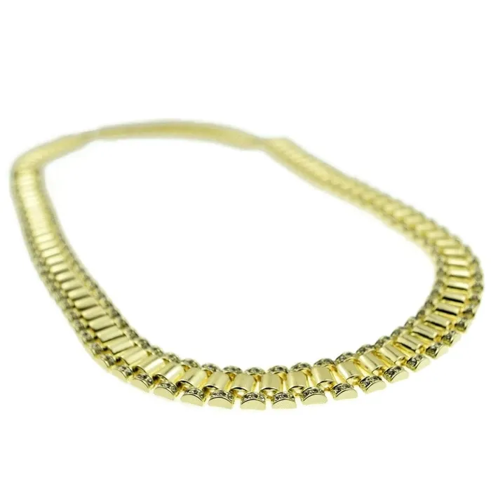 Bling Cartel Admin Necklaces 30 Watch Band Link Gold Finish Chain Necklace