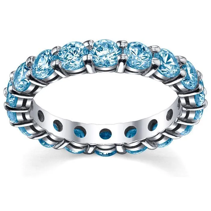 Blue Topaz Anniversary Ring deBebians Rings