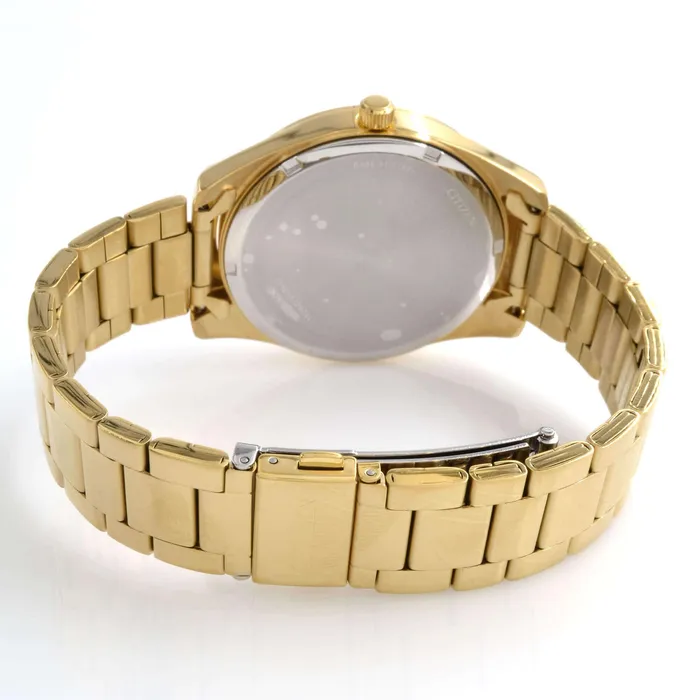 Bracelets Citizen Citizen Mens Watch Date Display Yellow Gold Stainless Steel Bracelet BI103959L Bracelets Citizen Citizen Mens Watch Date Display Yellow Gold Stainless Steel Bracelet BI103959L