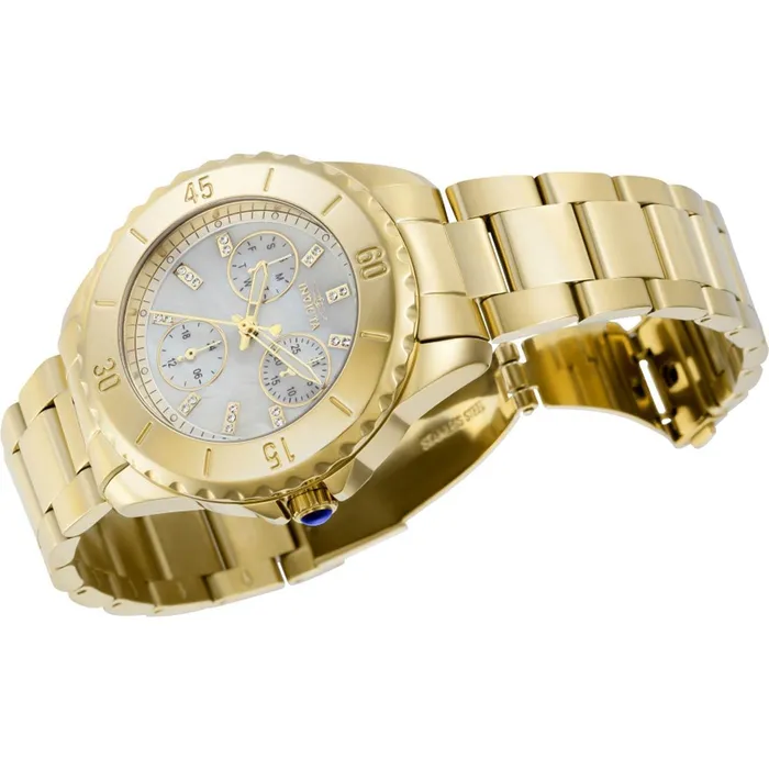 Bracelets Invicta Invicta Womens Watch Angel Quartz White Mother of Pearl Dial SS Bracelet 37799 Bracelets Invicta Invicta Womens Watch Angel Quartz White Mother of Pearl Dial SS Bracelet 37799