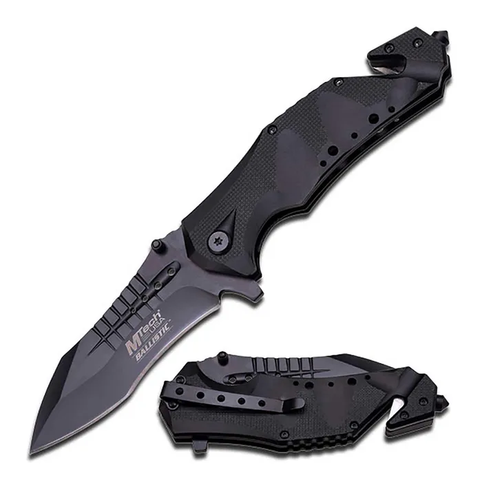 Bracelets MTech USA MTech USA Knife Stainless Steel Blade Spring Assisted with Pocket Clip MTA845BK