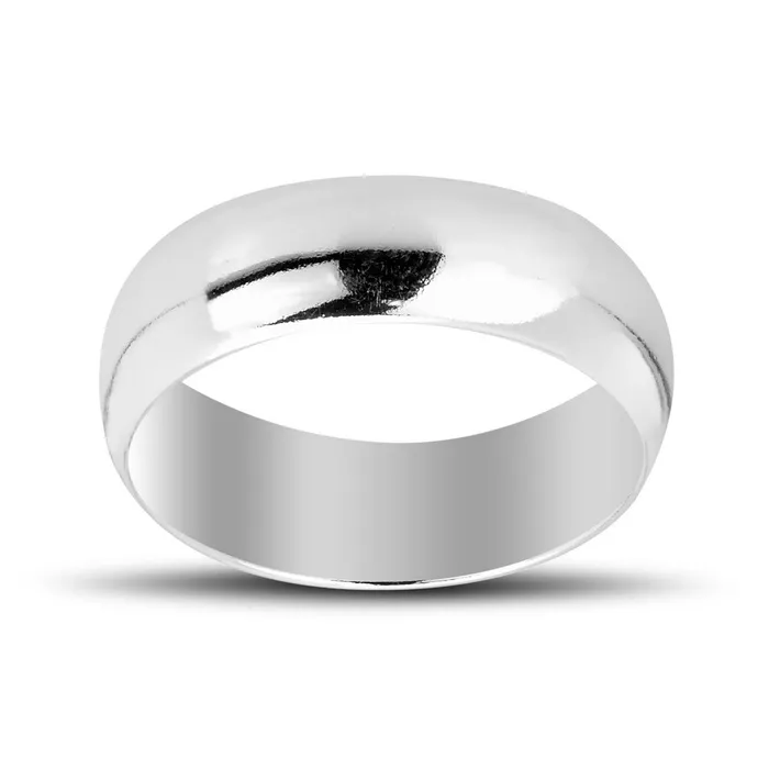 Classic Womens Sterling Silver Band Ring R06 Classic Rings