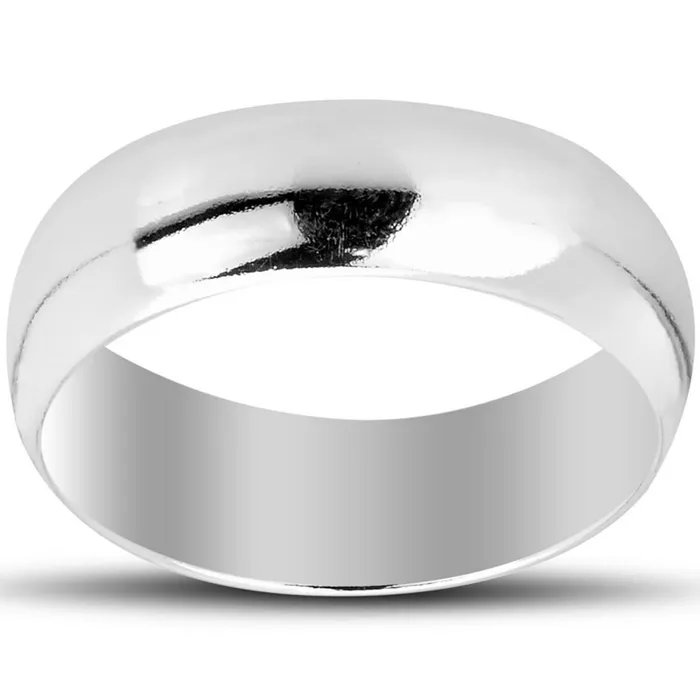 Classic Womens Sterling Silver Band Ring R06 Classic Rings