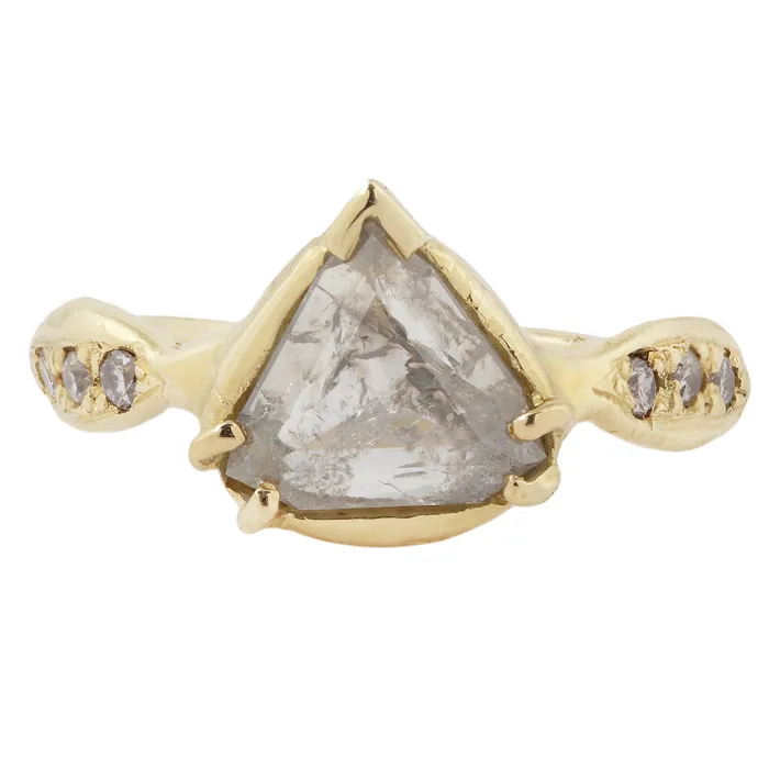 Communion By Joy Rings Star Pyramid Rustic Diamond Ring