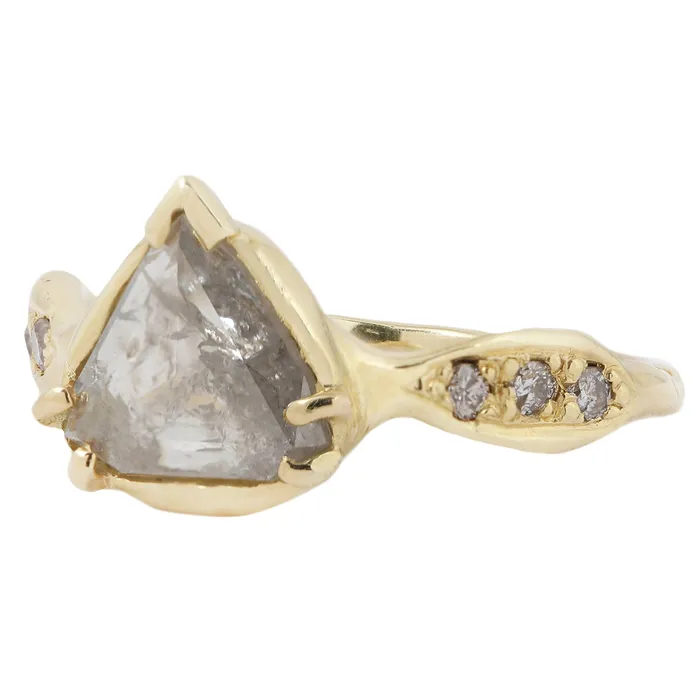 Communion By Joy Rings Star Pyramid Rustic Diamond Ring